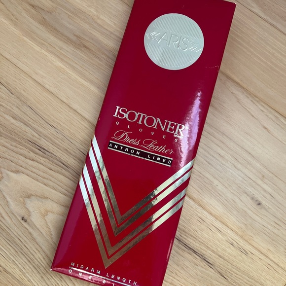 Isotoner Gloves, Dress Leather, Antron Lined - Picture 3 of 3